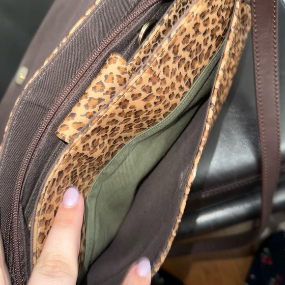 Vintage Leopard Print Liz Claiborne Purse - Picture 8 of 10